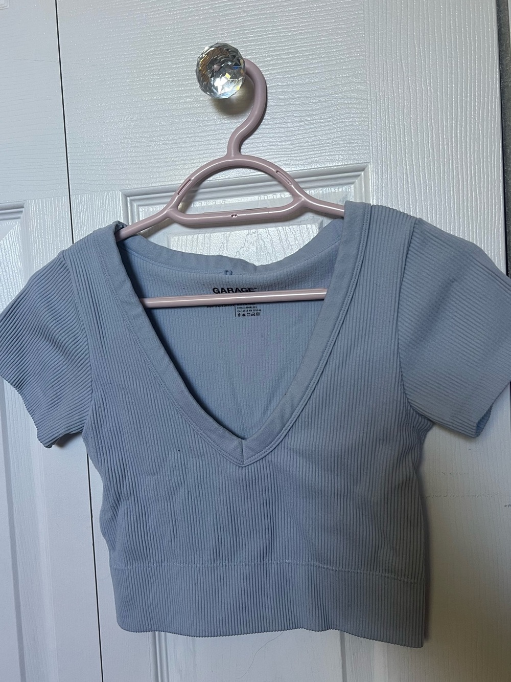 Garage baby blue top